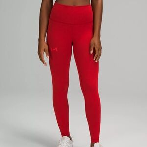 lululemon athletica Red Leggings
